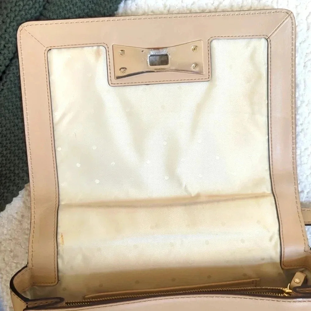 Kate Spade Beige Leather 2 Park Avenue Cheri Shoulder Bag - Picture 10 of 14